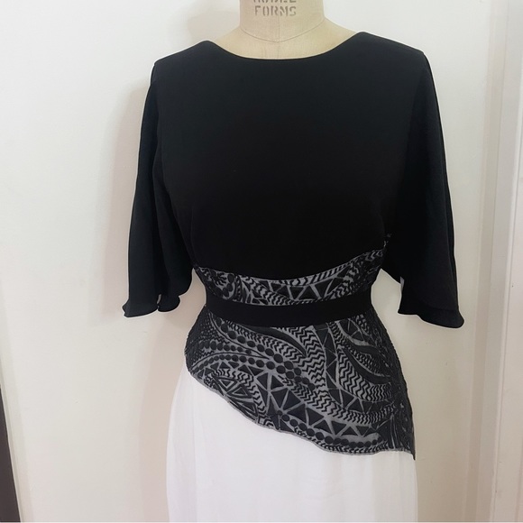 BCBGMaxAzria Black and White Dress - Picture 7 of 11